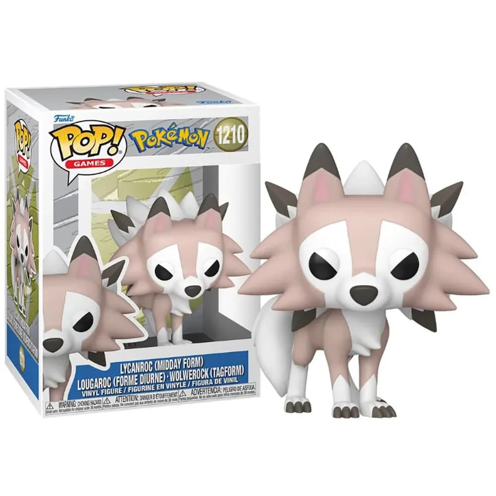 Funko POP! Games: Pokemon - Lycanroc Midday Form #1210