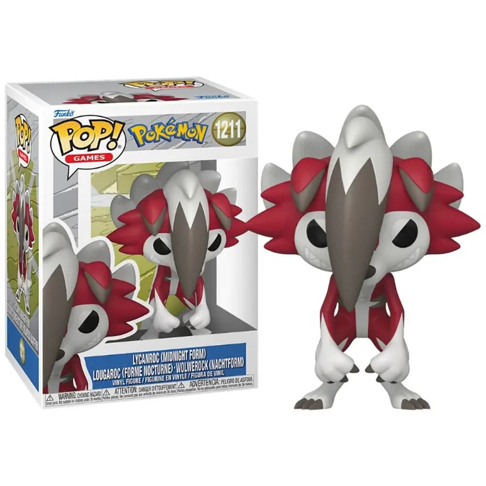 Funko Pop! Games: Pokémon - Lycanroc Midnight Form #1211