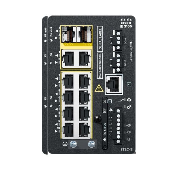 Cisco Switch 10 Portas IE-3105-8T2C-E