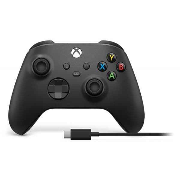 Microsoft Comando Sem Fios Carbon Black Xbox/PC