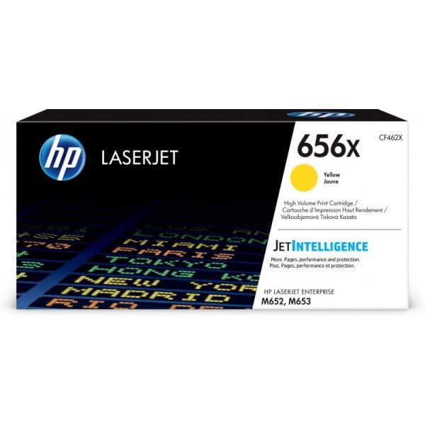 HP Toner 656X High Yield Yellow CF462X