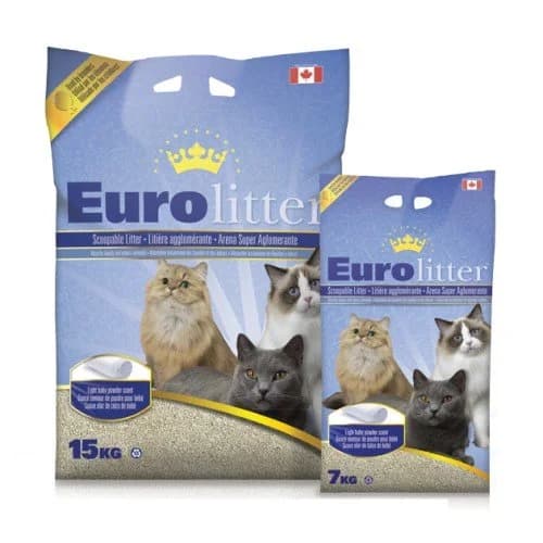 EuroLitter Areia Aglomerante Gato 7Kg
