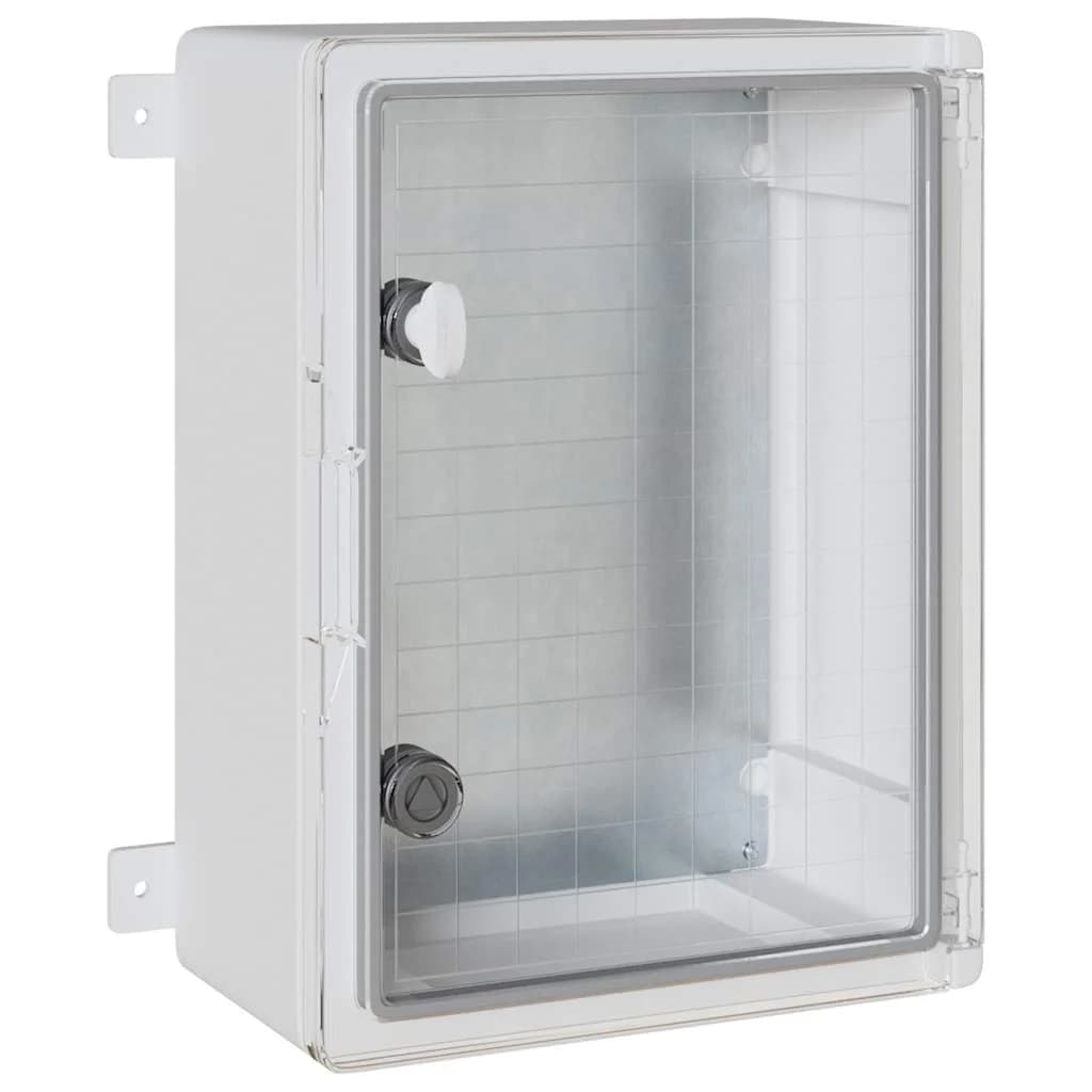 vidaXL Armário de Controle Cinzeto 37 x 19,5 x 40 cm Plástico ABS