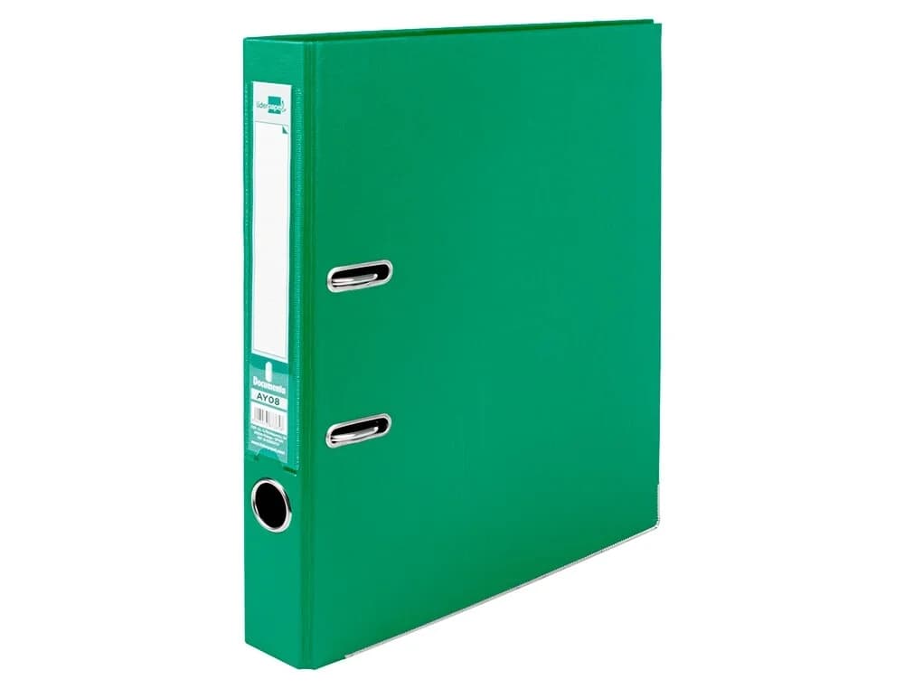 LiderPapel Pasta Arquivo Cartão PVC A4 L45 Documenta Verde - AY08