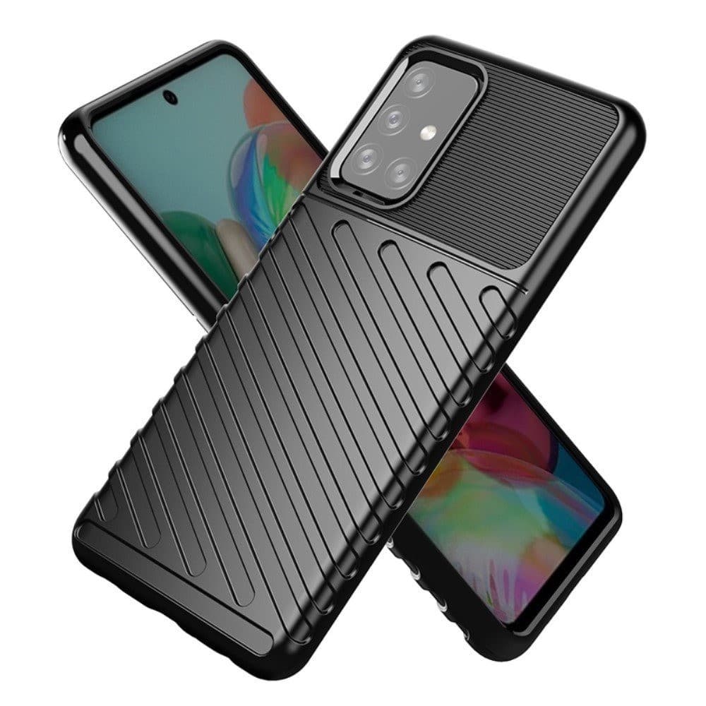 Capa Silicone Thunder Samsung Galaxy A72 Preto