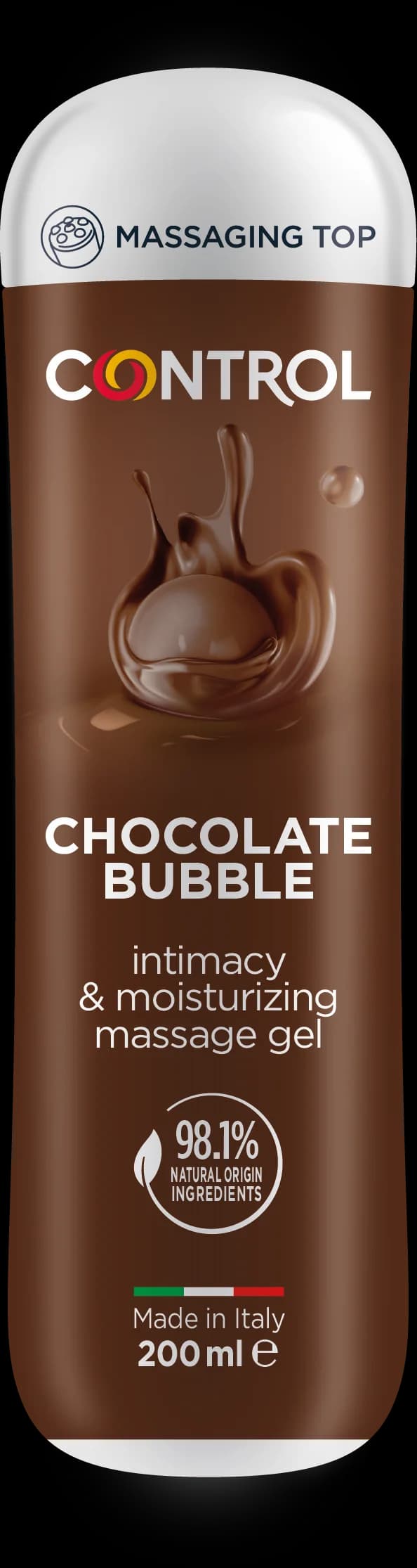 Control Bubble Chocolate Gel de Massagem 3 em 1 200ml