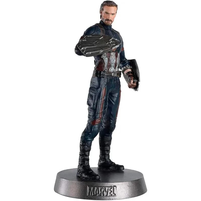 Eaglemoss Hero Collector Figura Capitão América Pesos Pesados Guerras Infinitas Os Vingadores Marvel