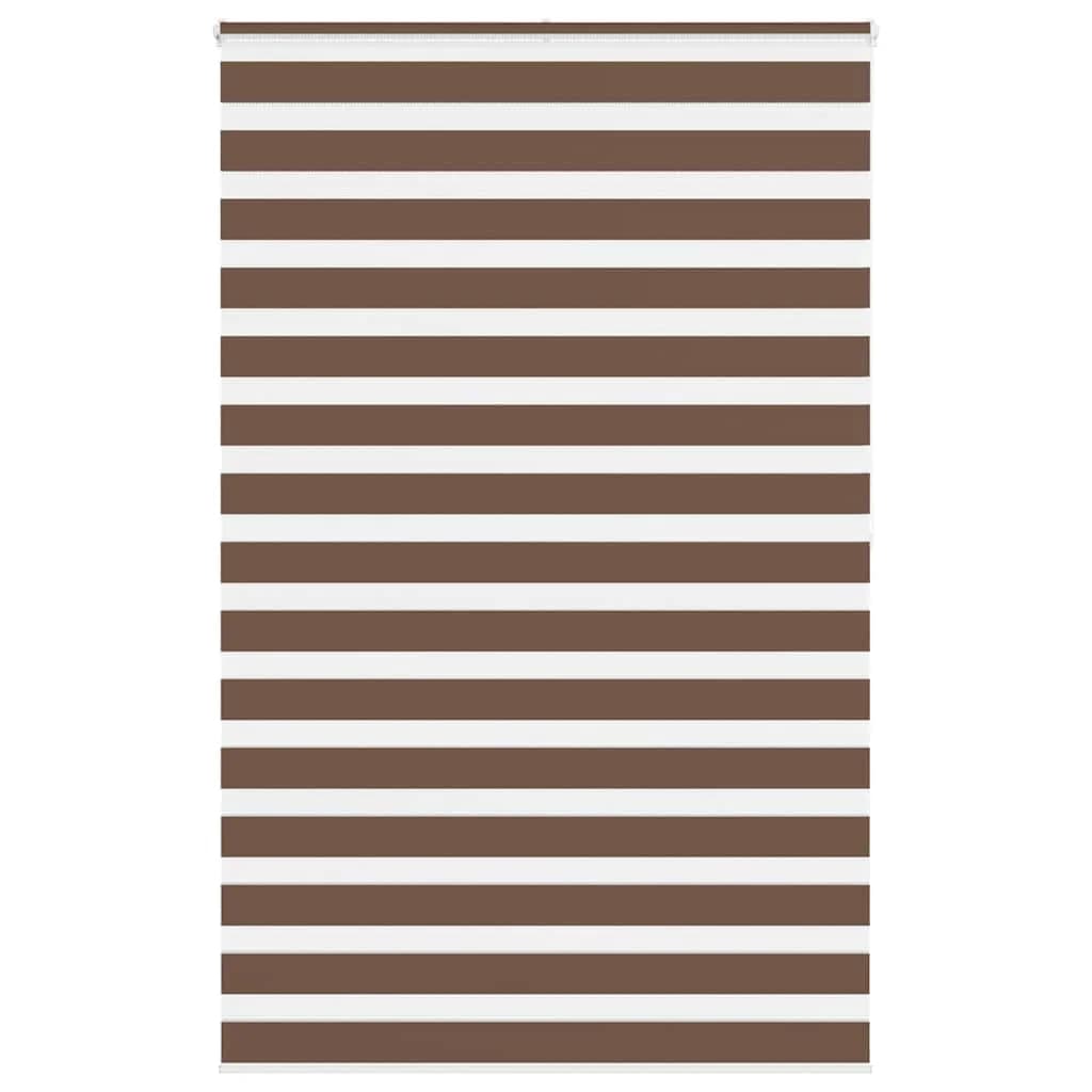 vidaXL Cortina de zebra 145x200 cm largura do tecido 140,9cm poliéster