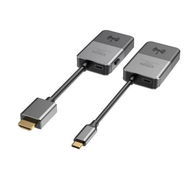 Vision Adaptador/Hub Sem Fios USB-C para HDMI 4K Plug & Play