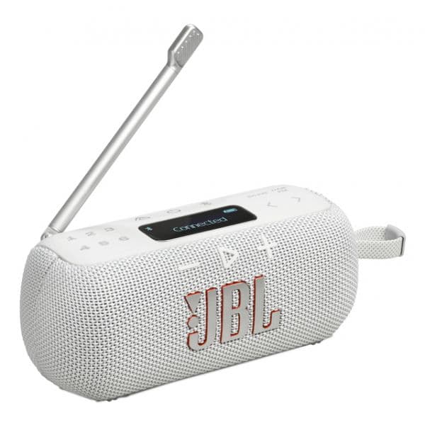 JBL Coluna Portátil Tuner 3 Bluetooth Rádio DAB/DAB+/FM IP68 Branco/Preto