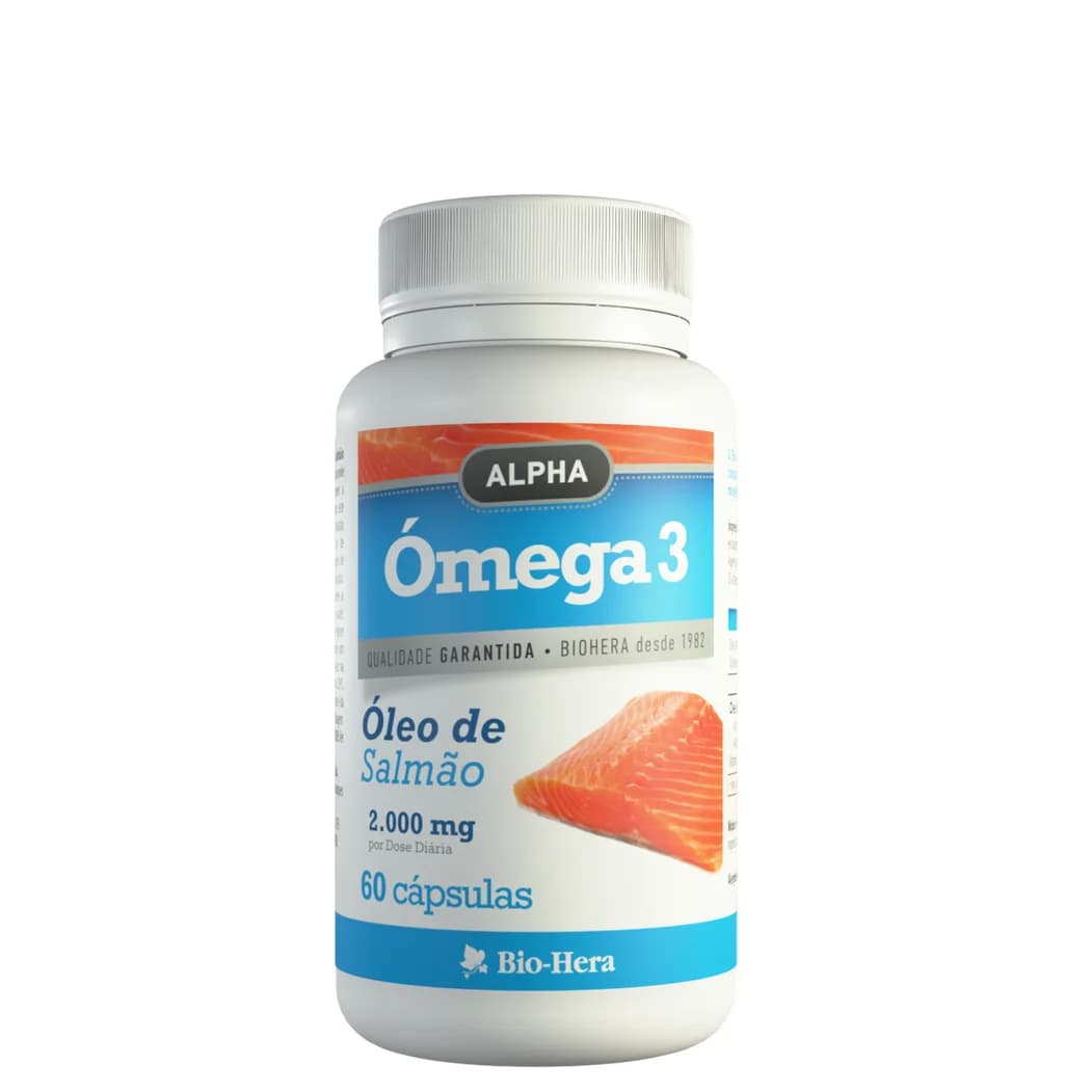 Bio-Hera Alpha Ómega 3 Óleo de Salmão 2000mg 60 Cápsulas