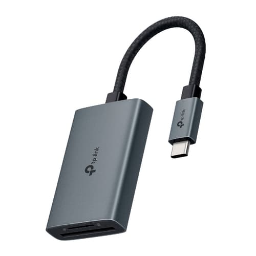 TP-Link UA440C leitor de cartões USB 3.2 Gen 1 (3.1 Gen 1) Type-C Cinzento