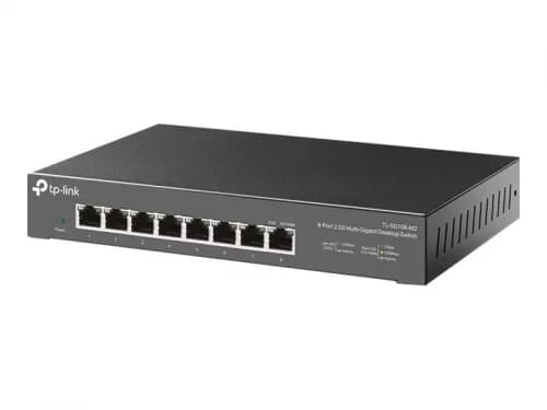 TP-Link TL-SG108-M2 switch de rede Não-gerido 2.5G Ethernet (100/1000/2500) Preto