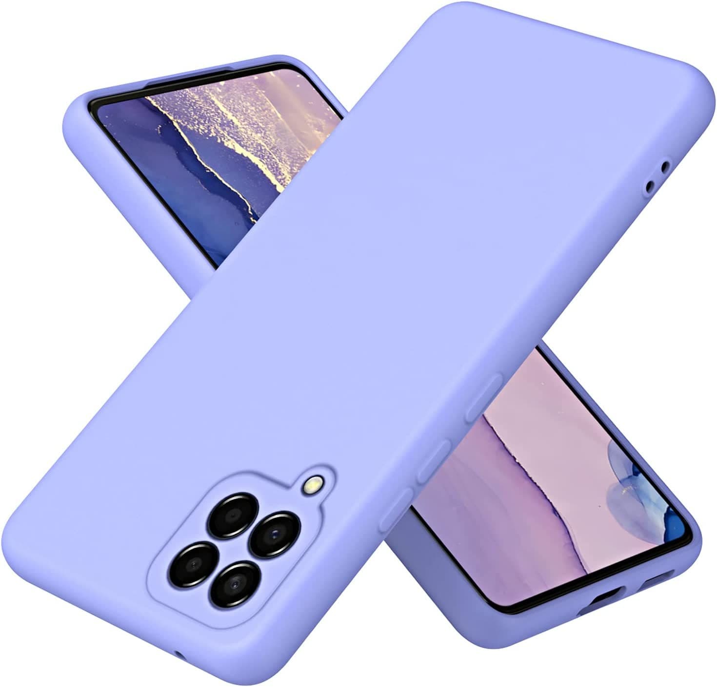 Capa Silicone Líquido Samsung Galaxy M33 5G Lilás - 36790043