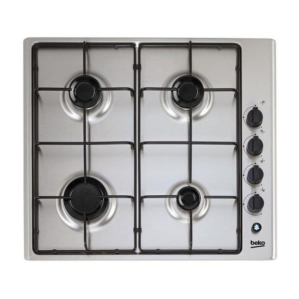 Placa Gás Beko HIZG 64110 SX Gás Butano/Propano 60cm