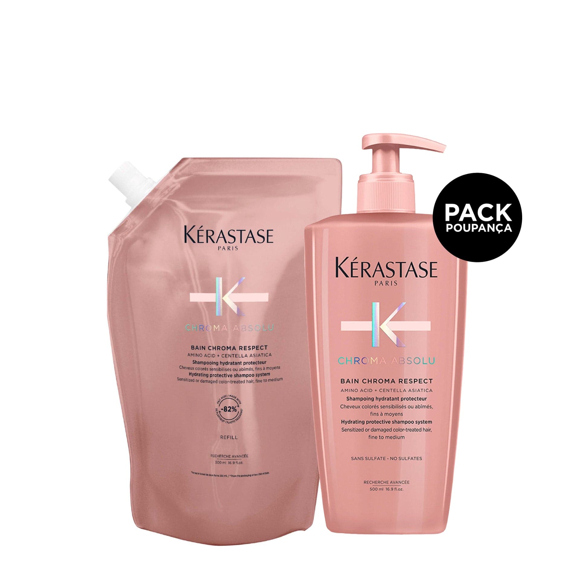 Kérastase Pack Chroma ABS Bain Respect 500ml + Refill