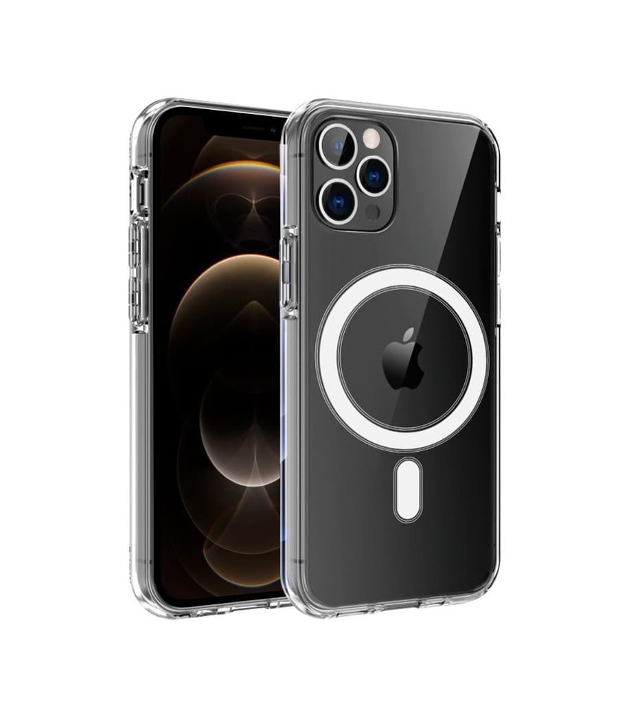 Capa Silicone Magnética iPhone 11 Pro Transparente