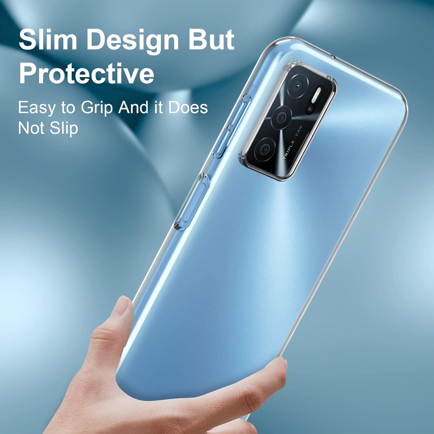 Capa Silicone Transparente Oppo A16/ A16S