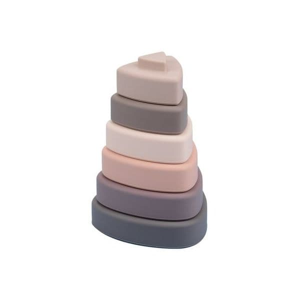 Bo Jungle Piramide de Corações em Silicone
