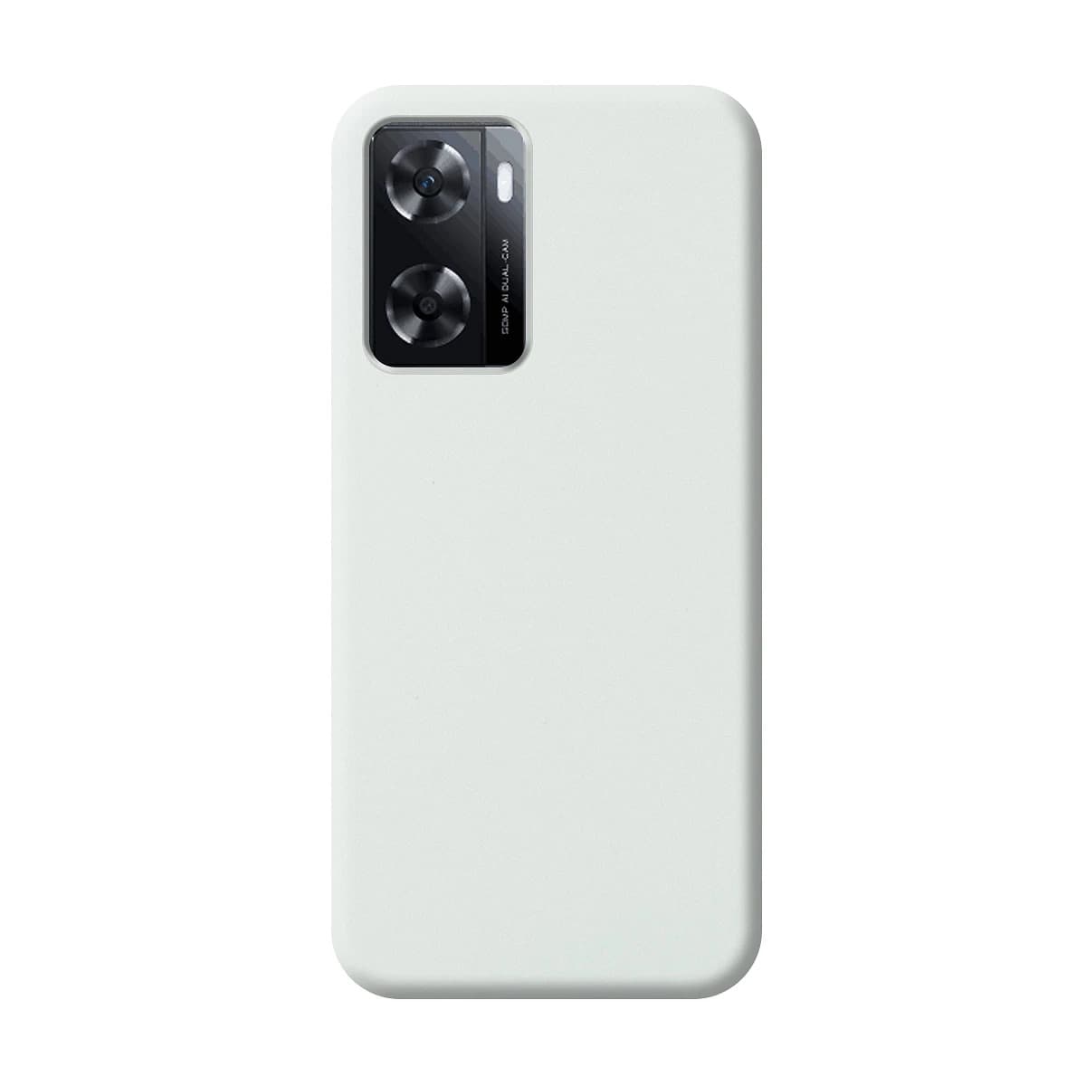 Capa Silicone Líquido Oppo A57/ A57S/ A77 Bege