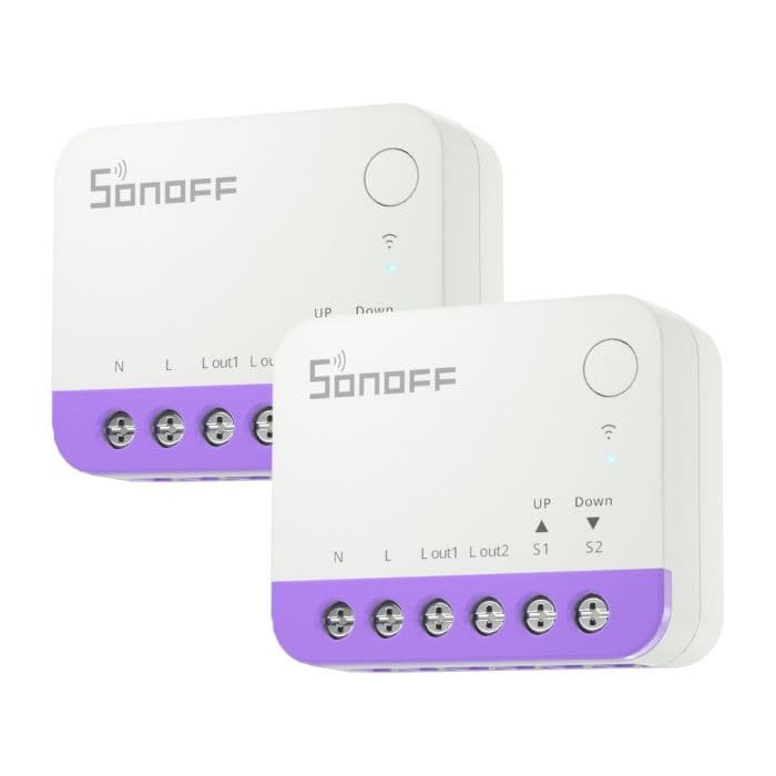 Sonoff MINI‑RBS 2Pack – Módulo Compacto Wi‑Fi para Cortinas e Estores (Matter)