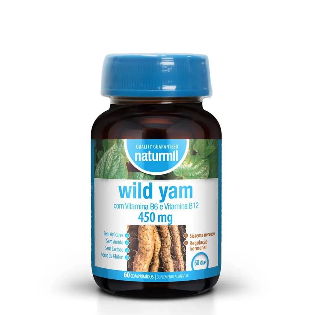 Naturmil Wild Yam 450mg 60 Comprimidos