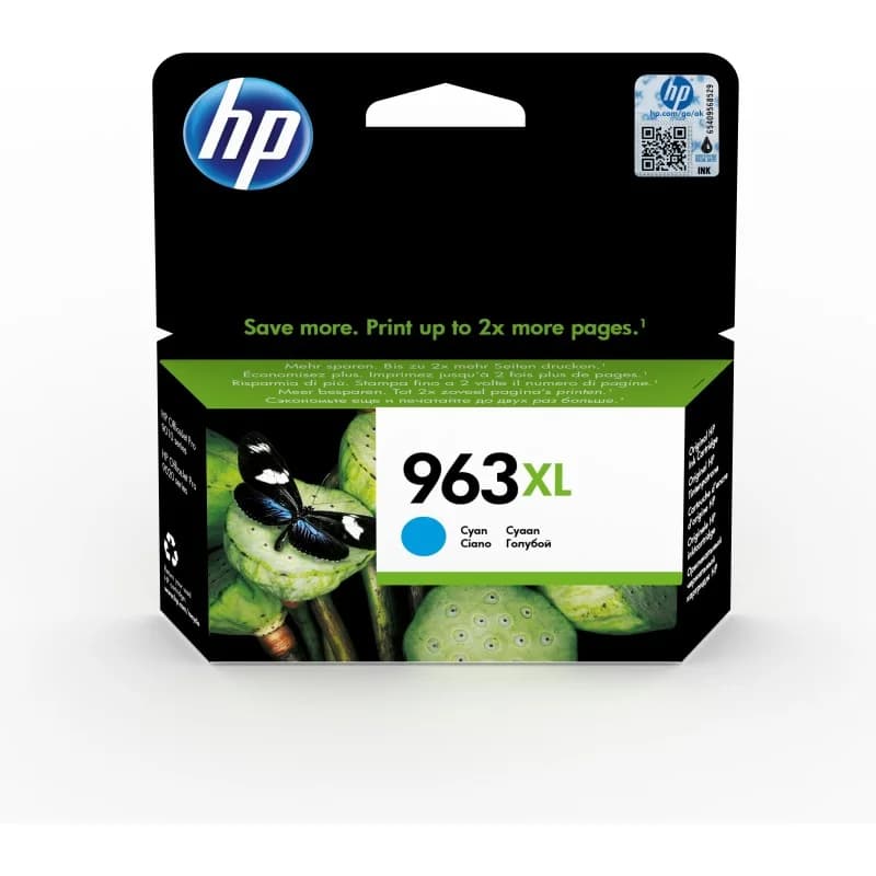 Tinteiro HP 963XL High Yield Cyan Original Ink Cartridge