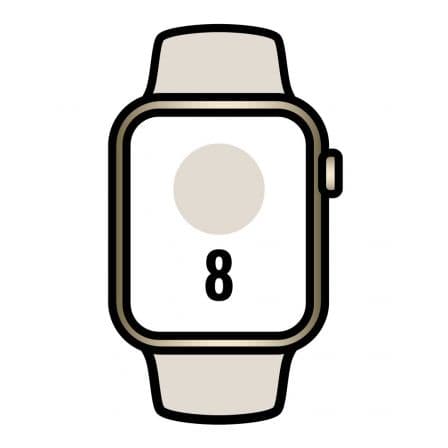 APPLE WATCH SERIES 8 GPS CELLULAR 41MM CAJA DE ACERO INOXIDABLE O
