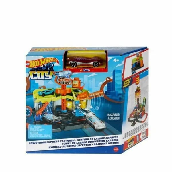 Mattel Hot Wheels Pista Downtown Autolavaggio Express