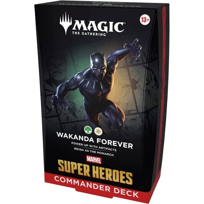 Wizards of the Coast Magic: The Gathering Marvel Super Heroes Wakanda Forever Commander Deck