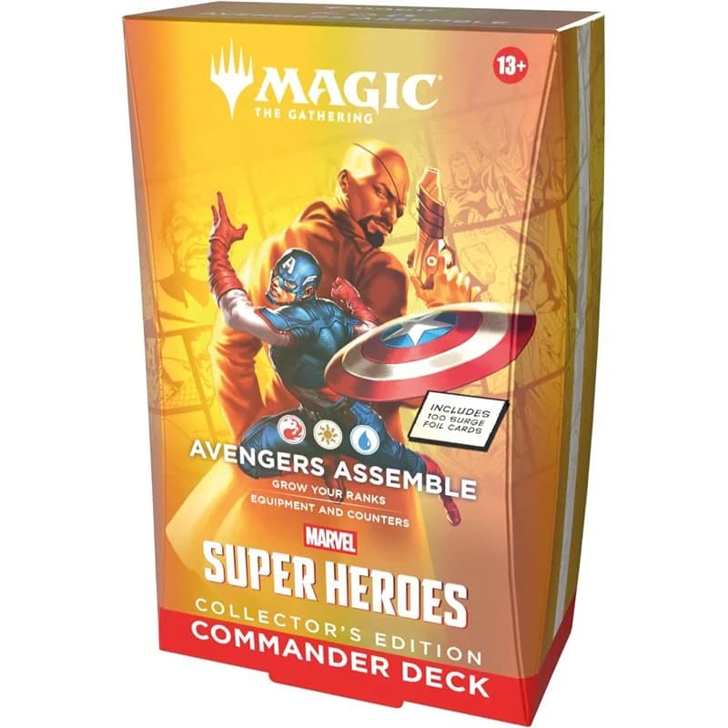 Wizards of the Coast Magic: The Gathering Marvel Super Heroes Avengers Assemble Commander Deck Collector's Edition