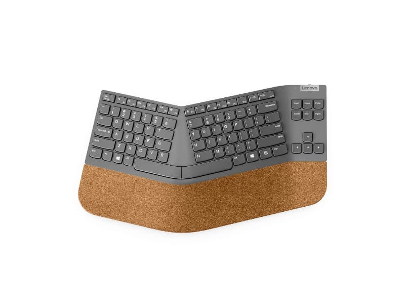 Teclado Ergonómico Lenovo Go Wireless Split Português - MEGAONLINE