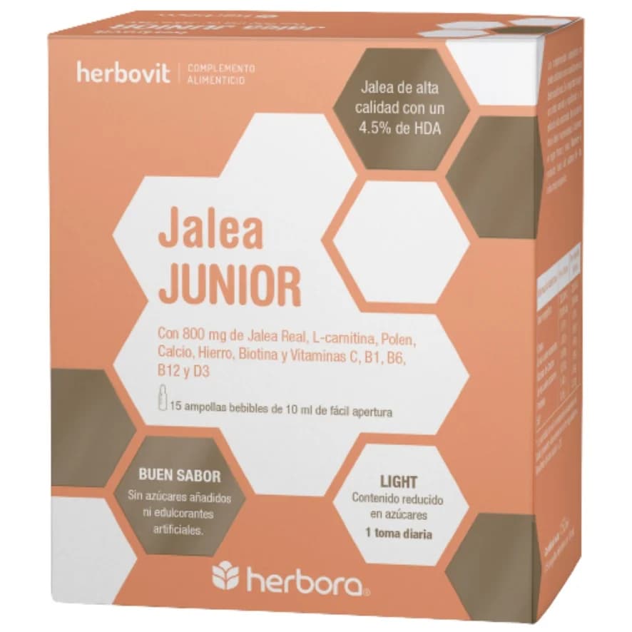 Herbora Geleia Real Junior 15 Ampolas