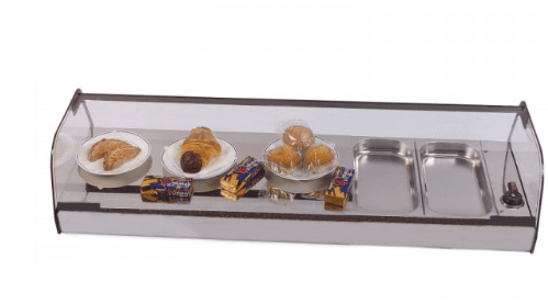 Bandeja em aço inoxidável para colocar 4 GN1/3 banho maria