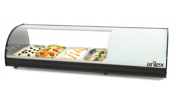 Vitrine Refrigeradas Capacidade 4 GN1/3 Branco