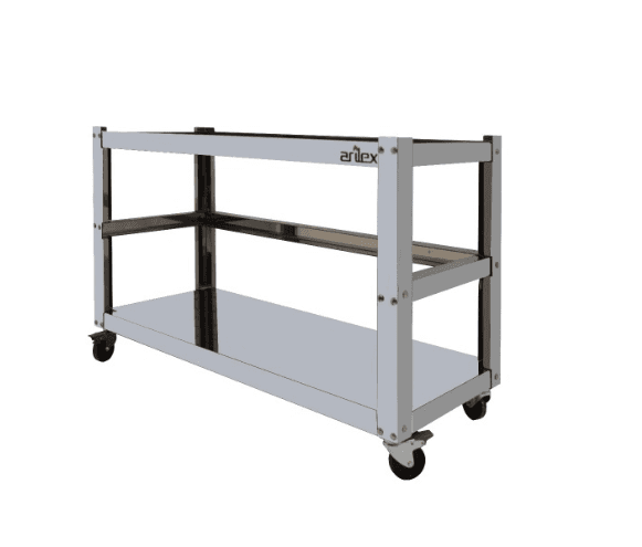 Mesa de Apoio com Rodas para Grelhador de 2,3 e 4 Espetos