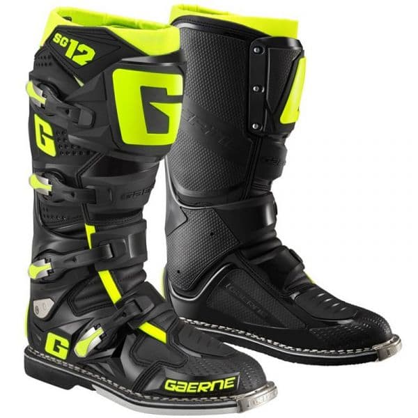 Gaerne Botas SG12 Black / Yellow Fluo 43