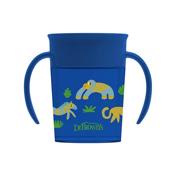 Dr. Browns Cheers 360 Copo Sem Bocal 6m+ Azul 200ml