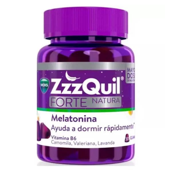 Vicks Zzzquil Forte Natura Melatonina 30 Gomas