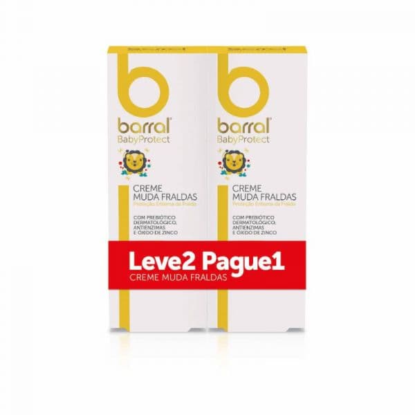 Barral Babyprotect Creme Muda Fraldas 2x75ml