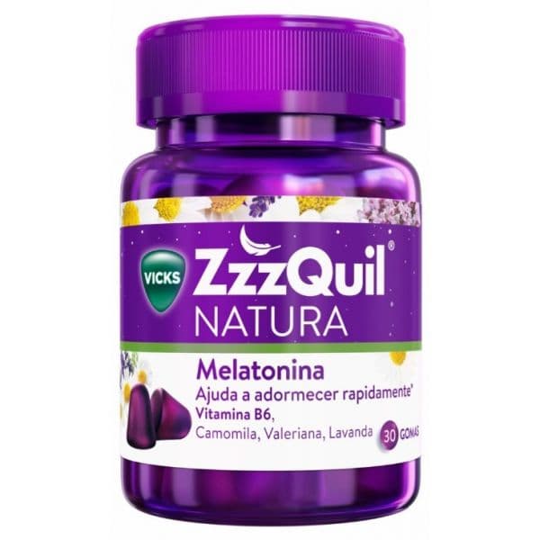 Vicks Zzzquil Natura Gomas Melatonina 30 Unidades