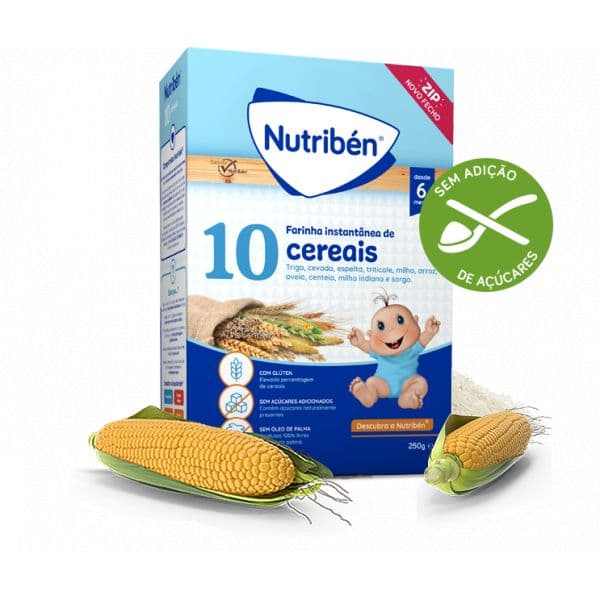 Nutribén Farinha Não Láctea Instantânea de 10 Cereais 250g