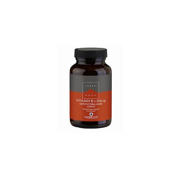 Terra Nova Vitamin B12 500mcg Complex 50 Cápsulas