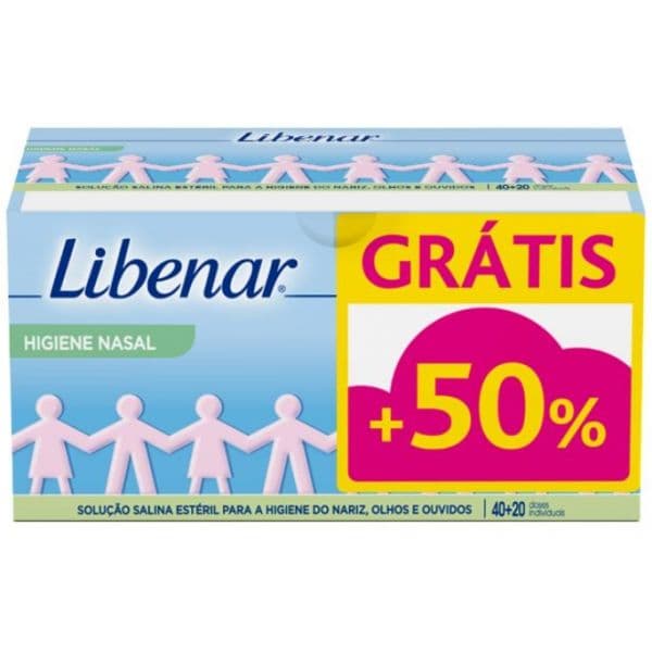 Libenar Solução Salina Esterilizada 60 Unidades