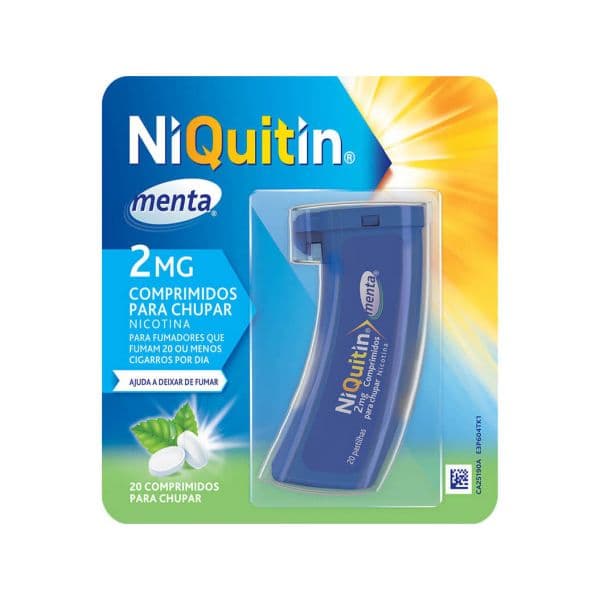 NiQuitin Menta 2mg x 20 Comprimidos Chupar