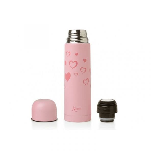 Kiokids Termo Aço Inoxidável Rosa 500ml