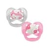 Dr. Brown's Pack 2 Chupetas Advantage Noturna 0-6 meses Rosa - DBPA12005I