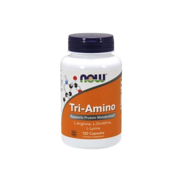 Now Tri-Amino 120 Cápsulas