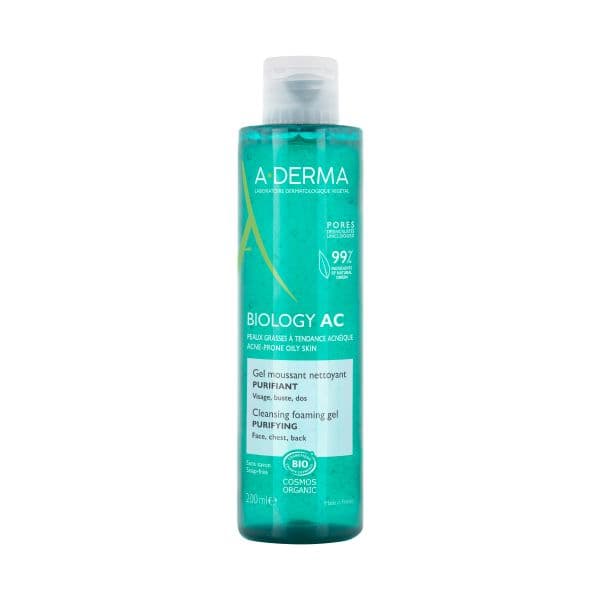 A-Derma Biology AC Gel de Limpeza Purificante 200ml