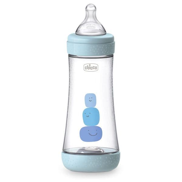 Chicco Biberão Perfect5 Fluxo Rápido 4m+ 300ml Azul